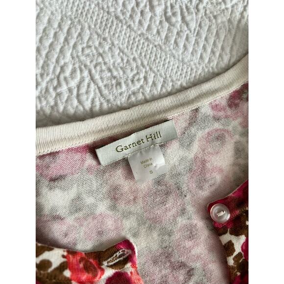 Garnet Hill Signature Eco Merino Wool Women's Sweater Small S - Picture 2 of 3